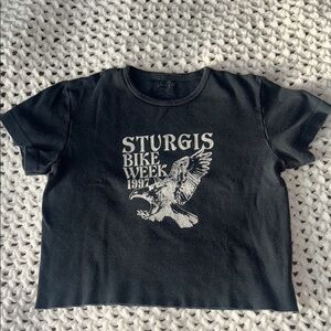 Brandy Melville Cropped Baby Tee